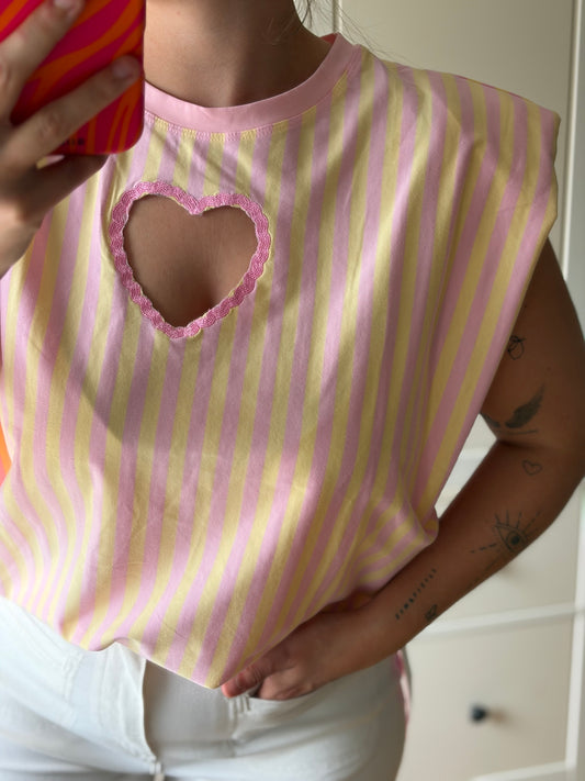 T-shirt cœur