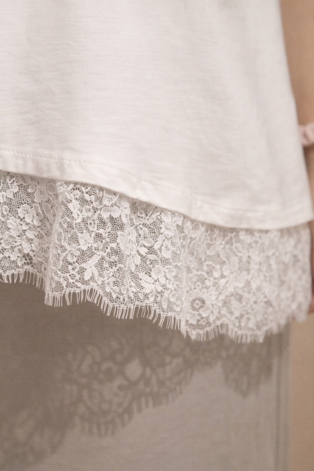 T-shirt dentelle
