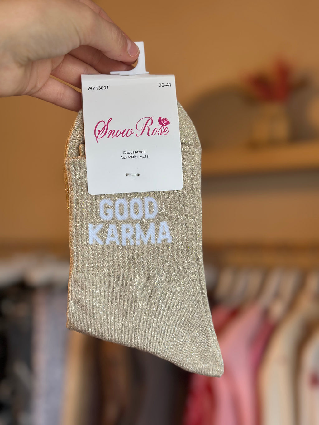 Chaussettes « Good karma »