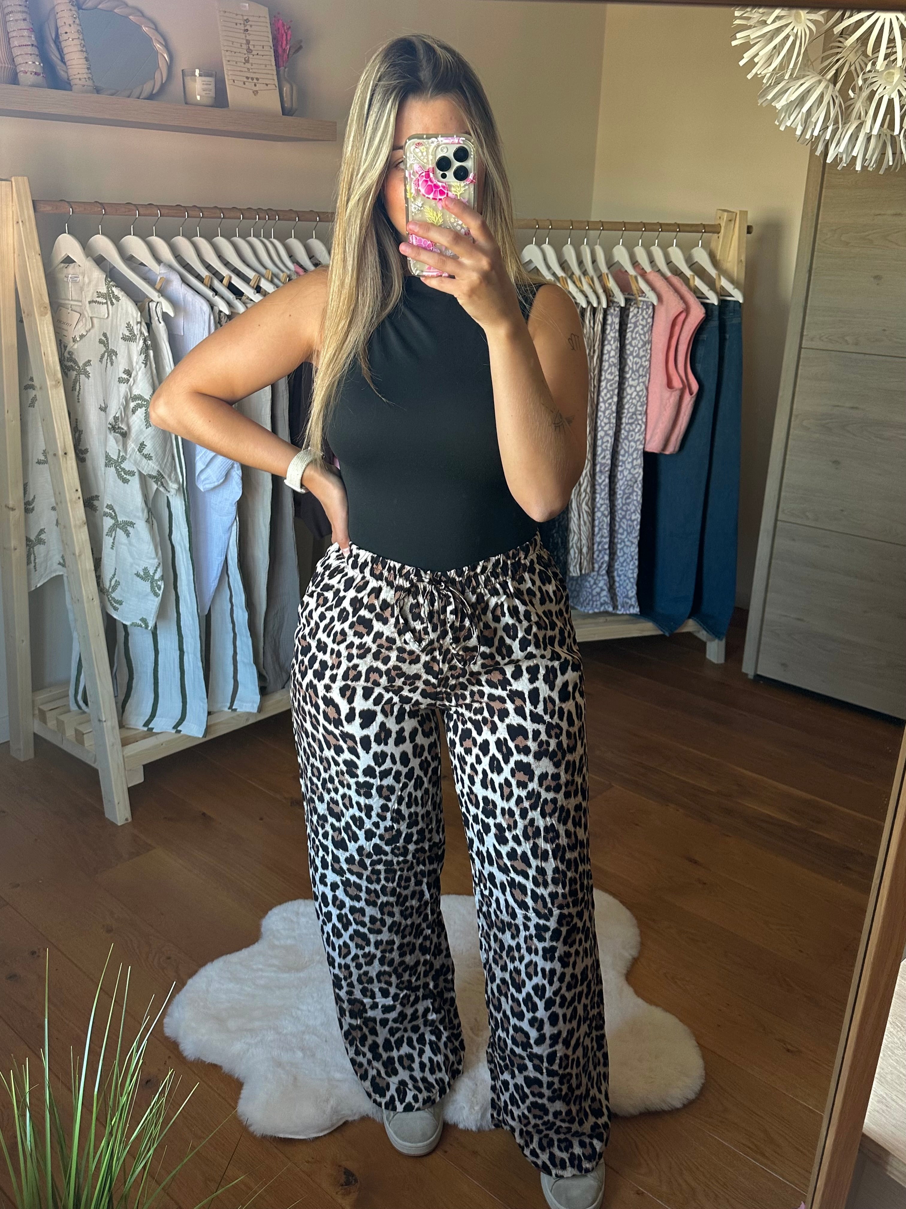 Pantalon léopard