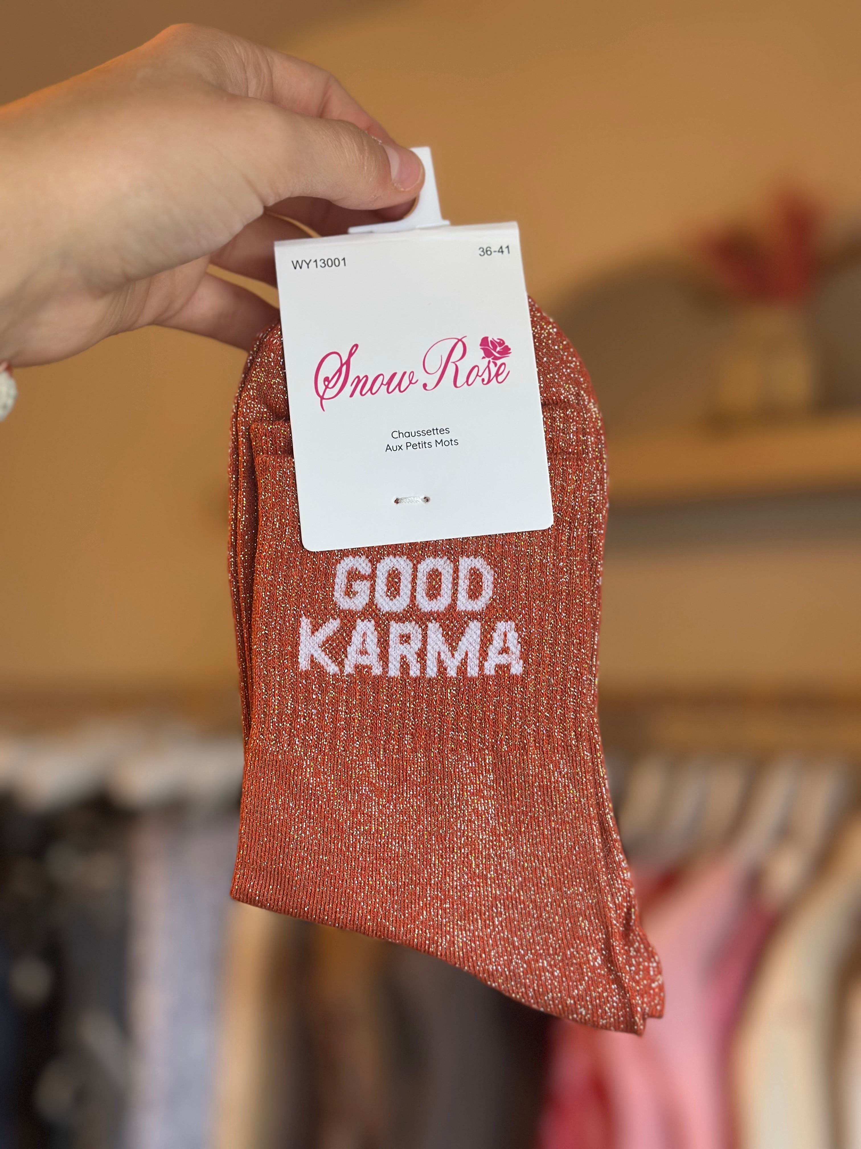 Chaussettes « Good karma »