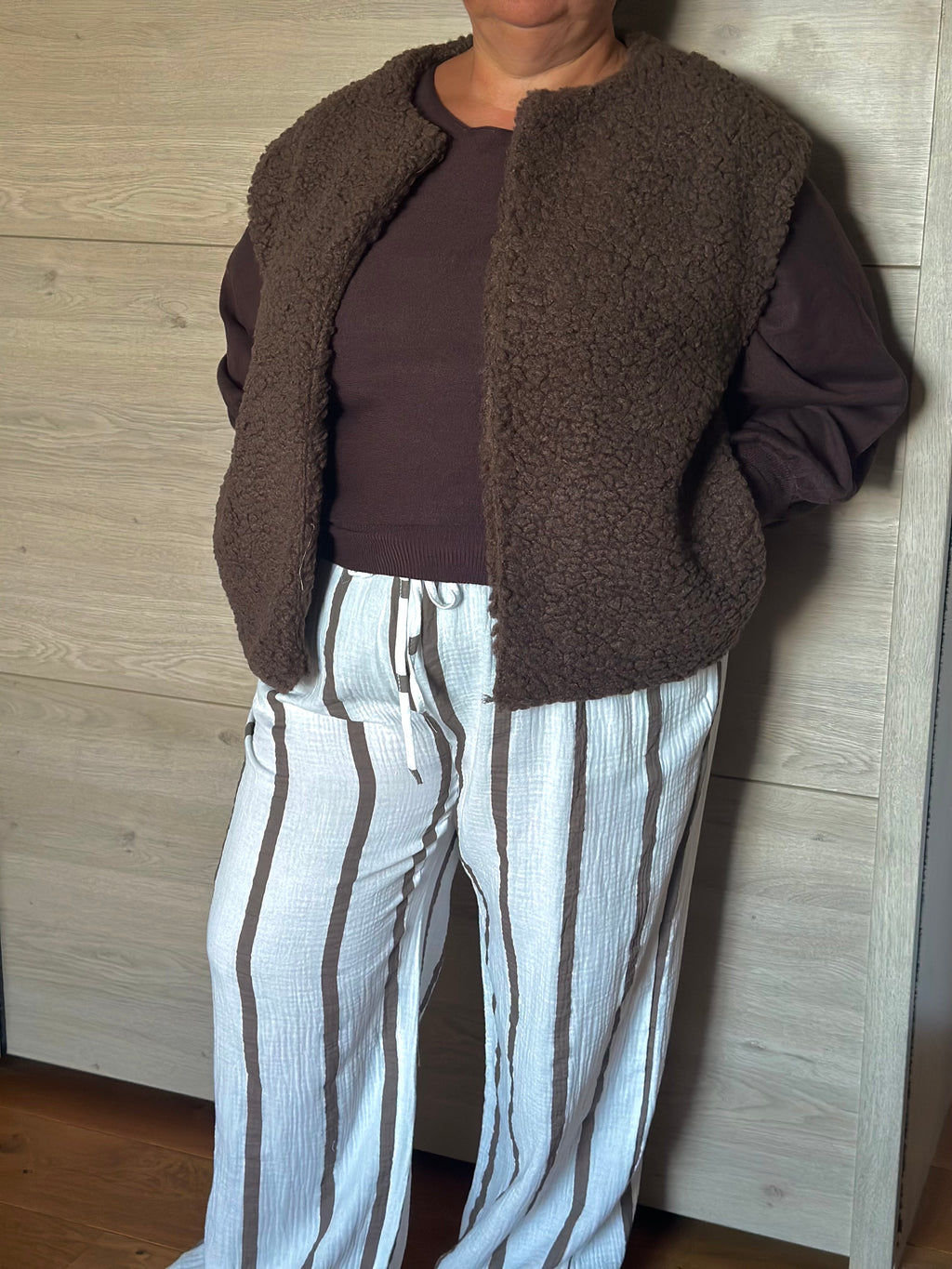 Pantalon en gaze