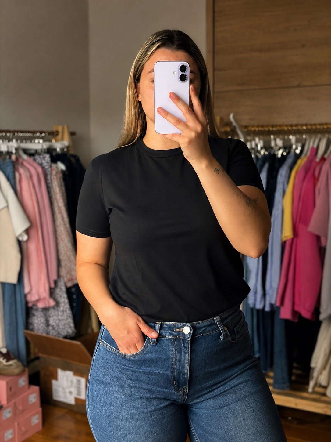 T-shirt noir
