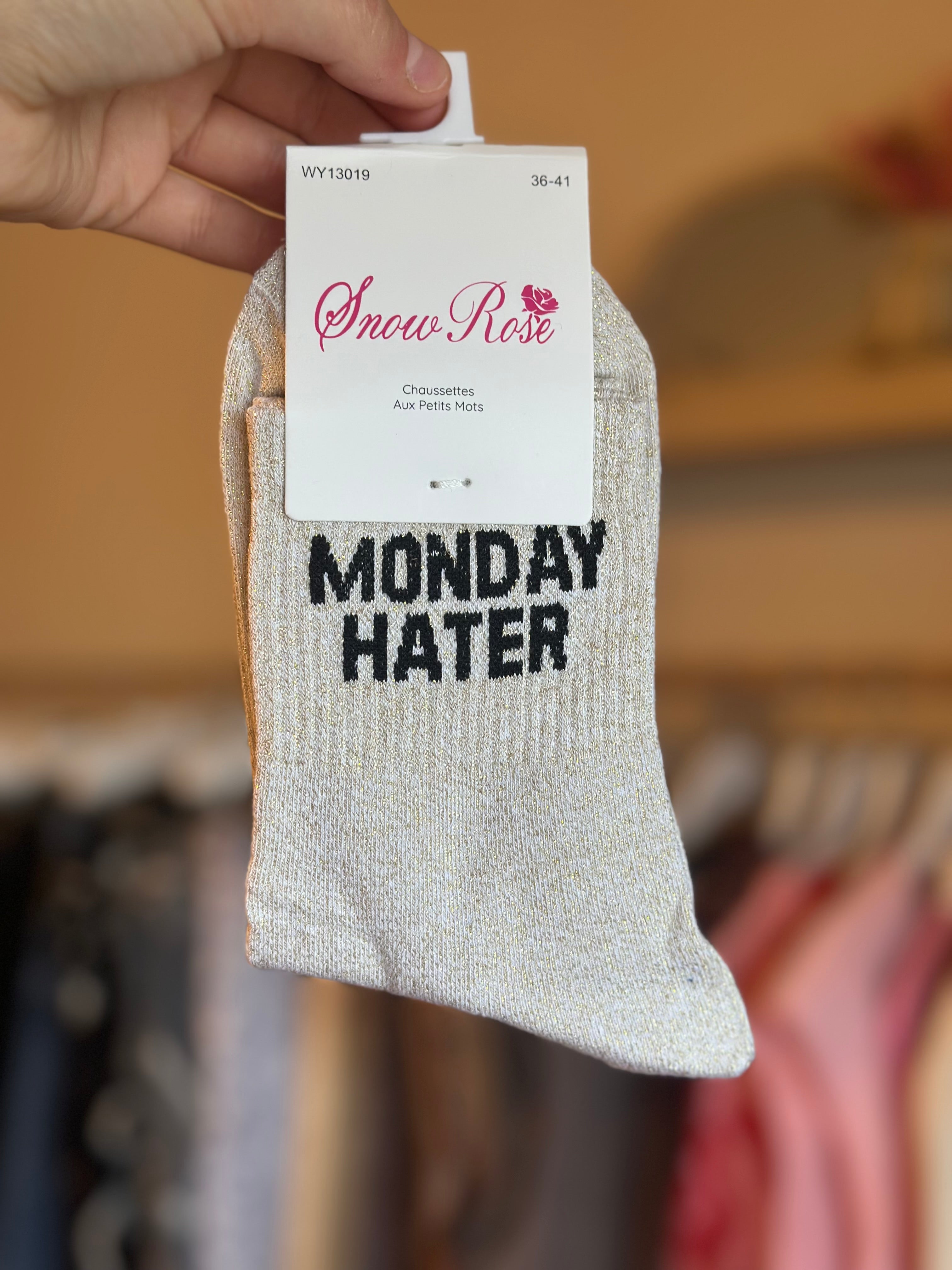 Chaussettes « Monday hater »