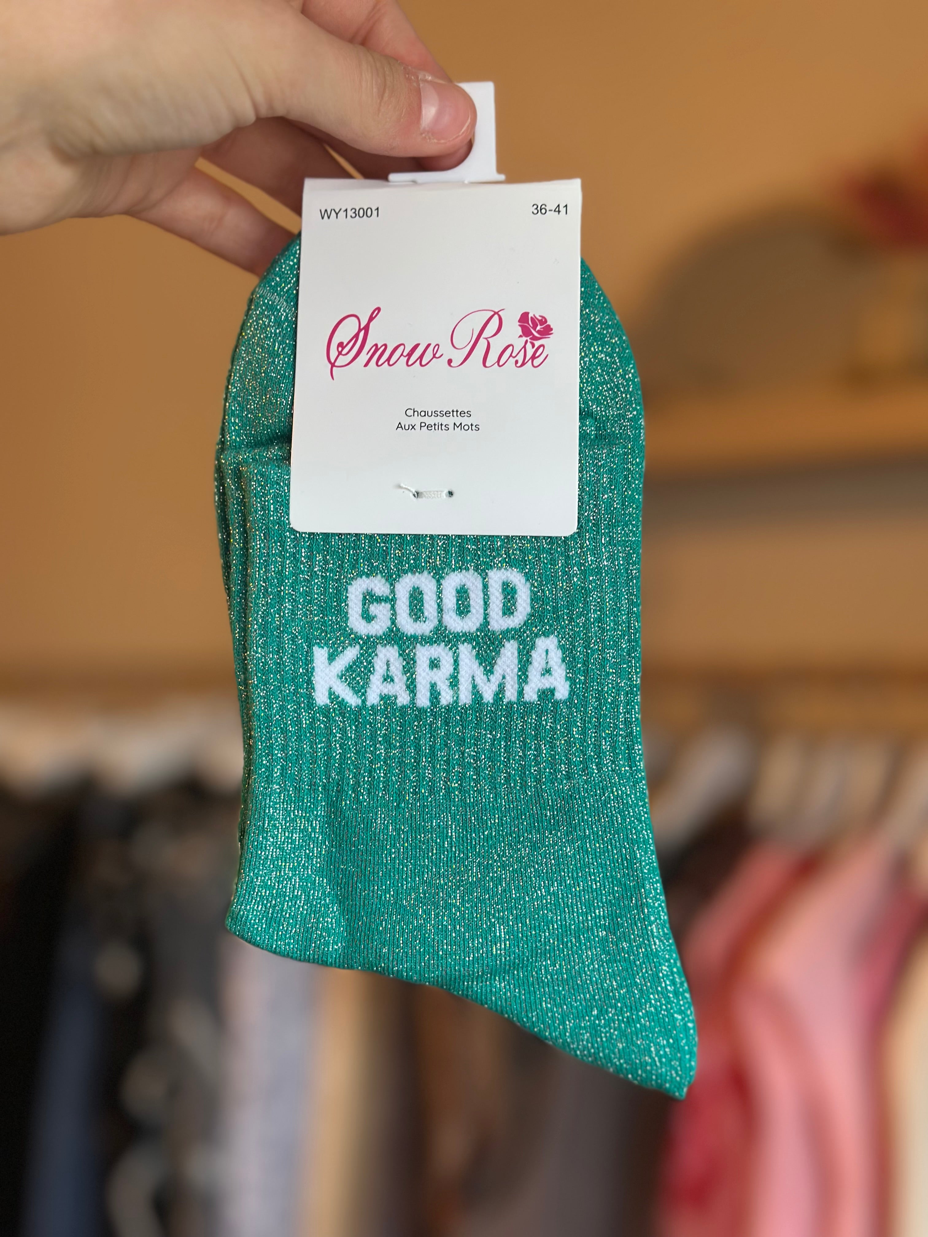 Chaussettes « Good karma »