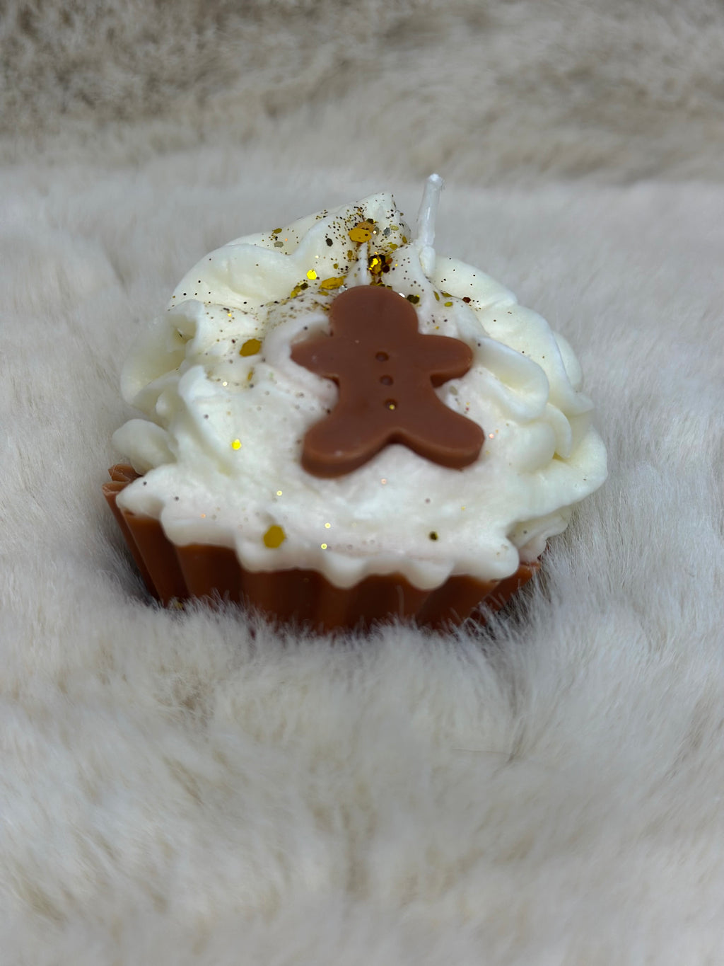 Bougie cupcake de Noël