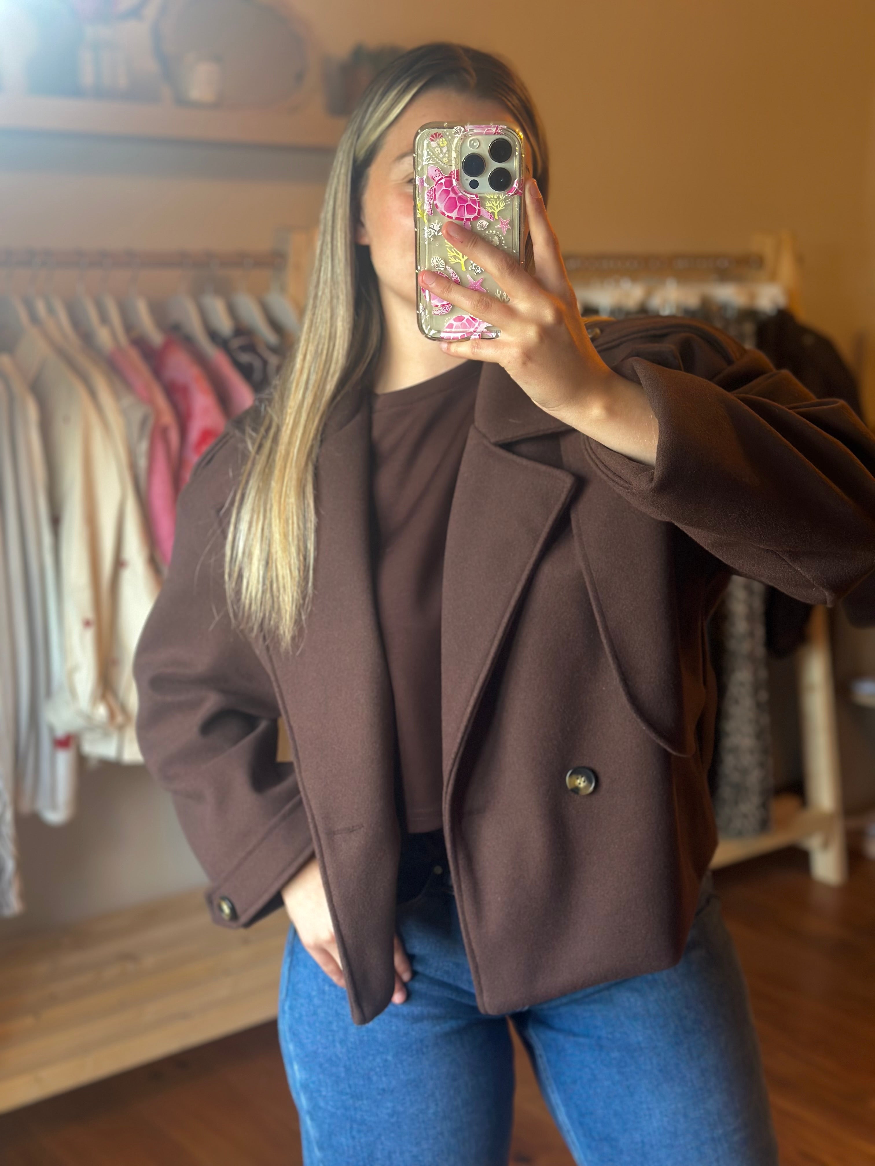 Veste chocolat