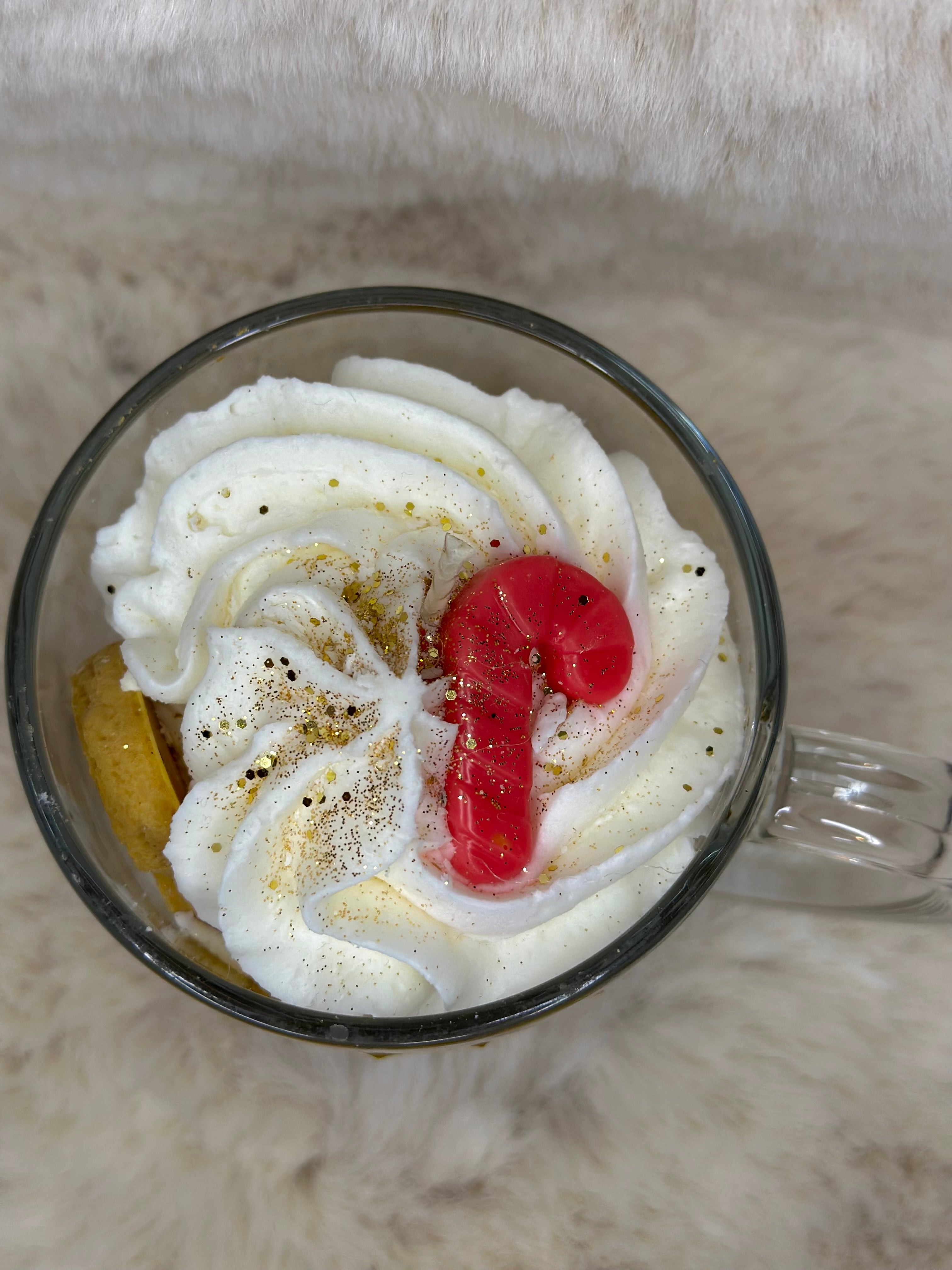 Bougie gourmandises de Noël