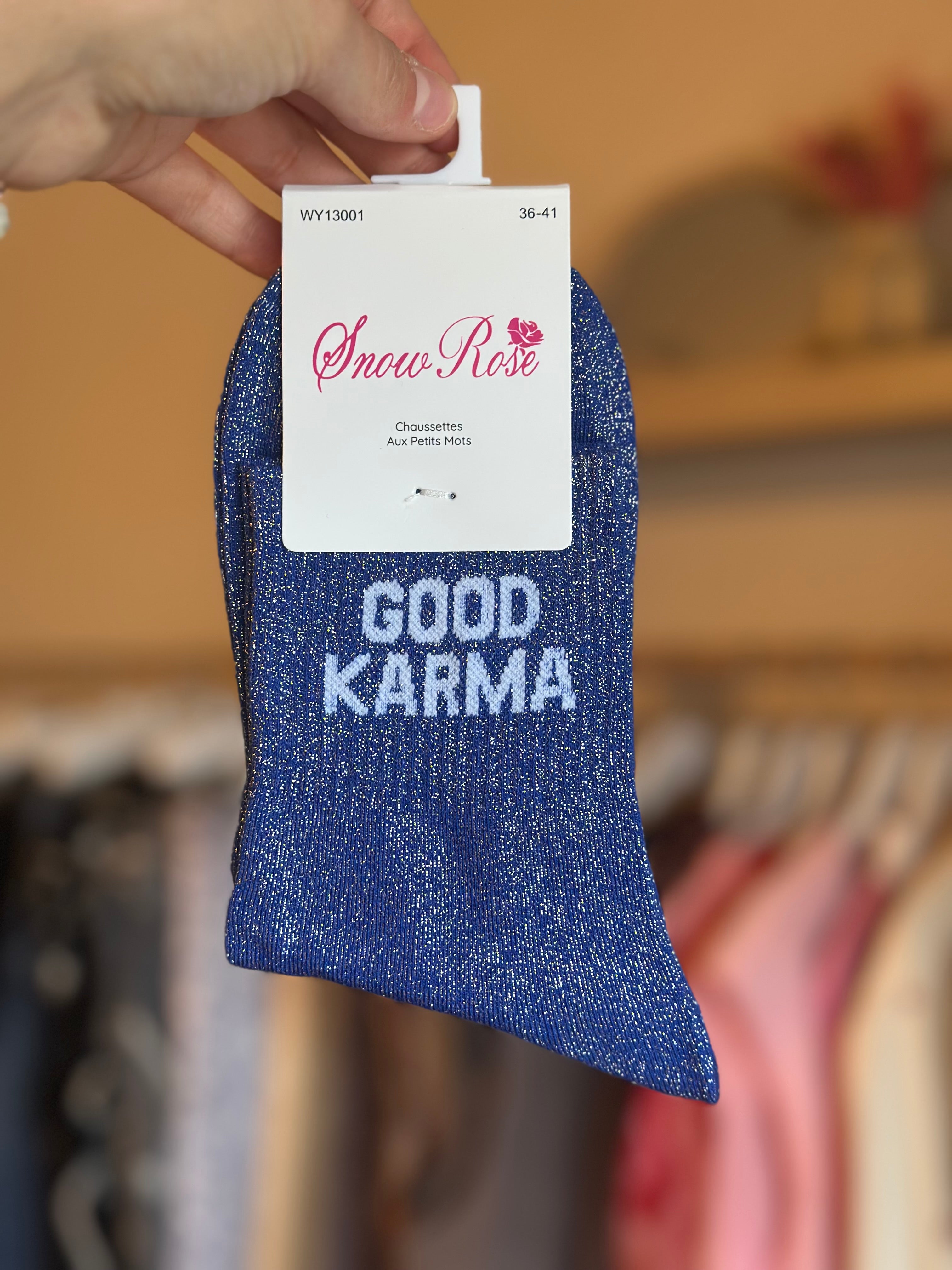 Chaussettes « Good karma »