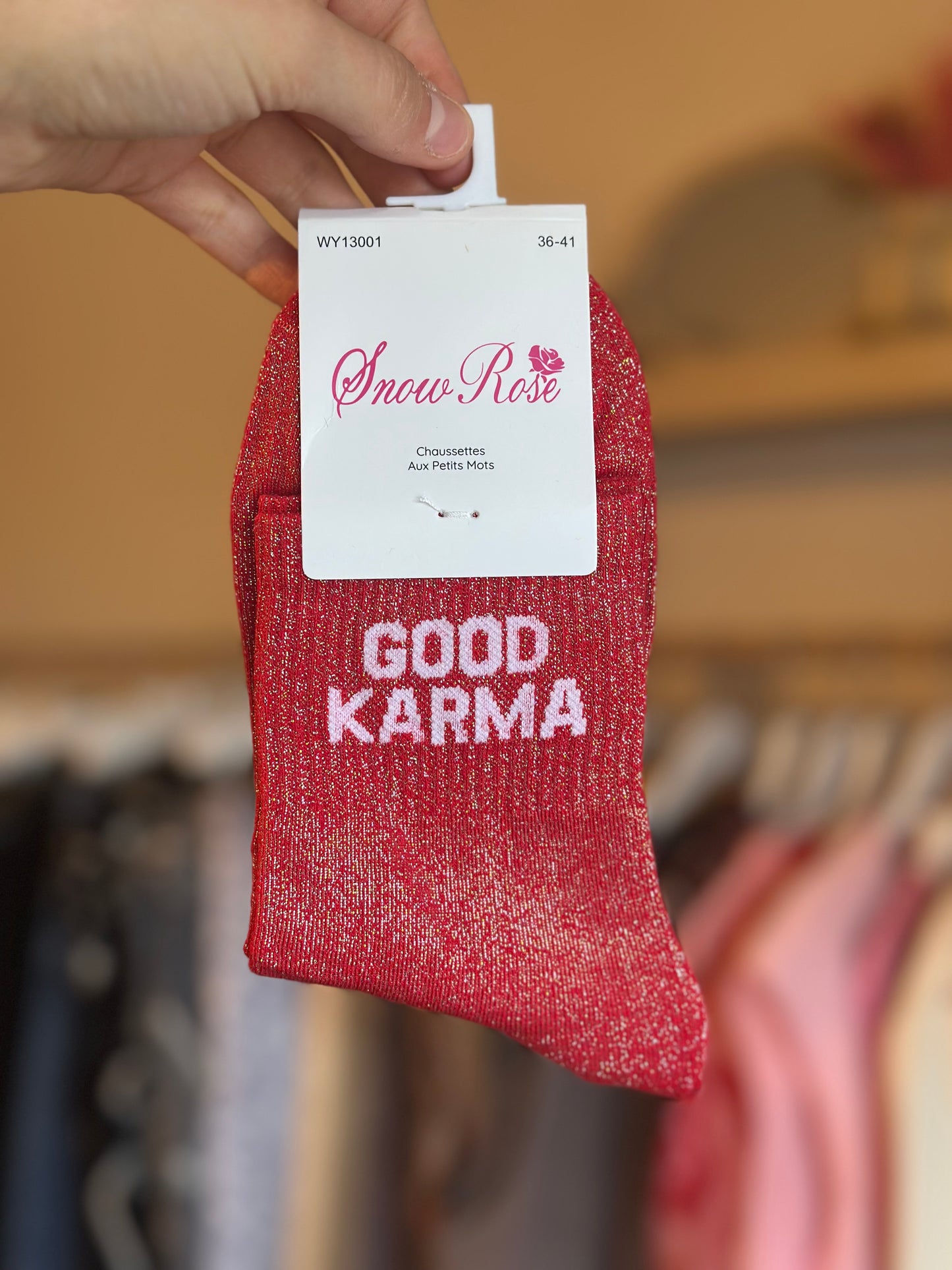 Chaussettes « Good karma »