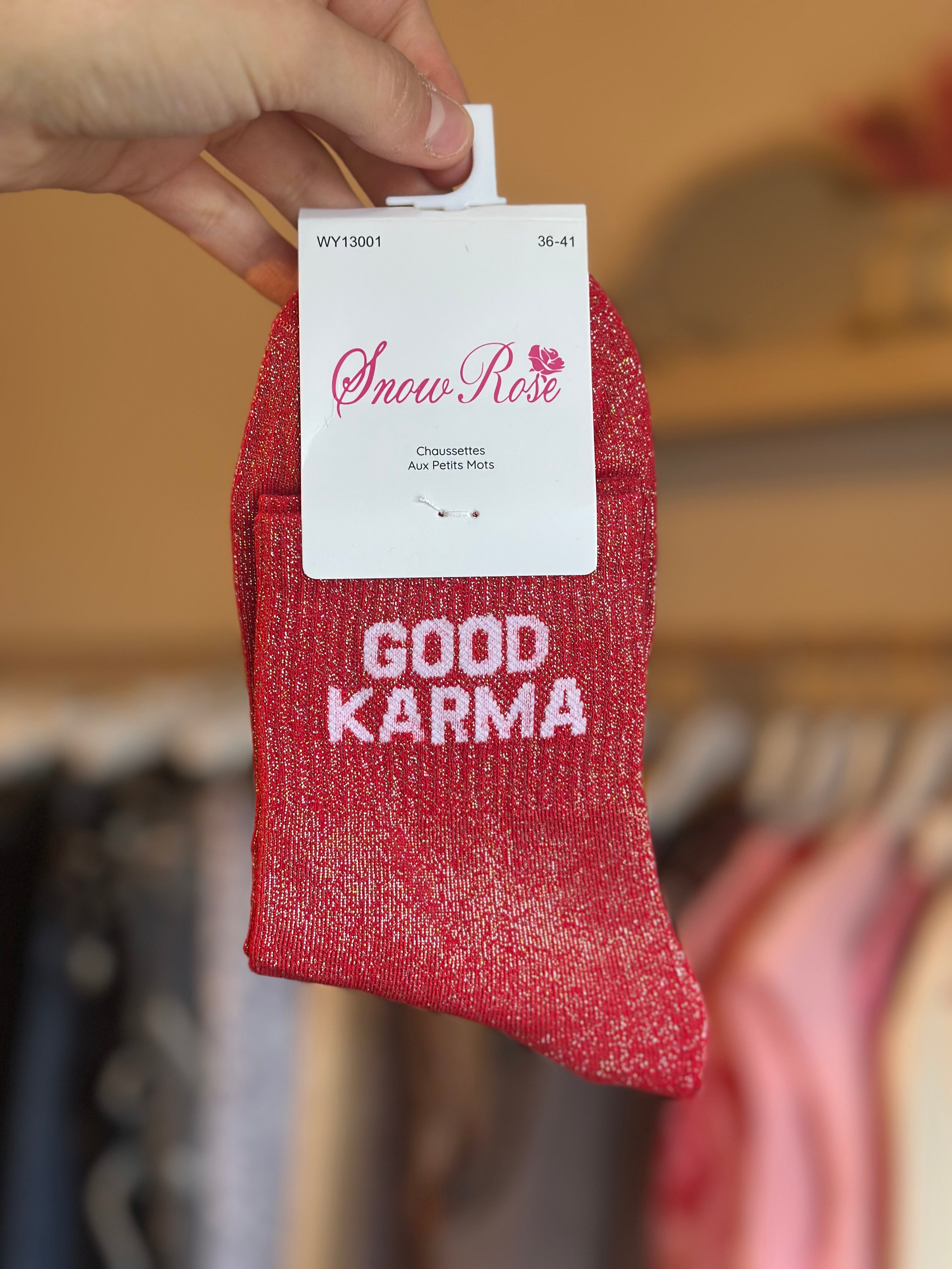 Chaussettes « Good karma »
