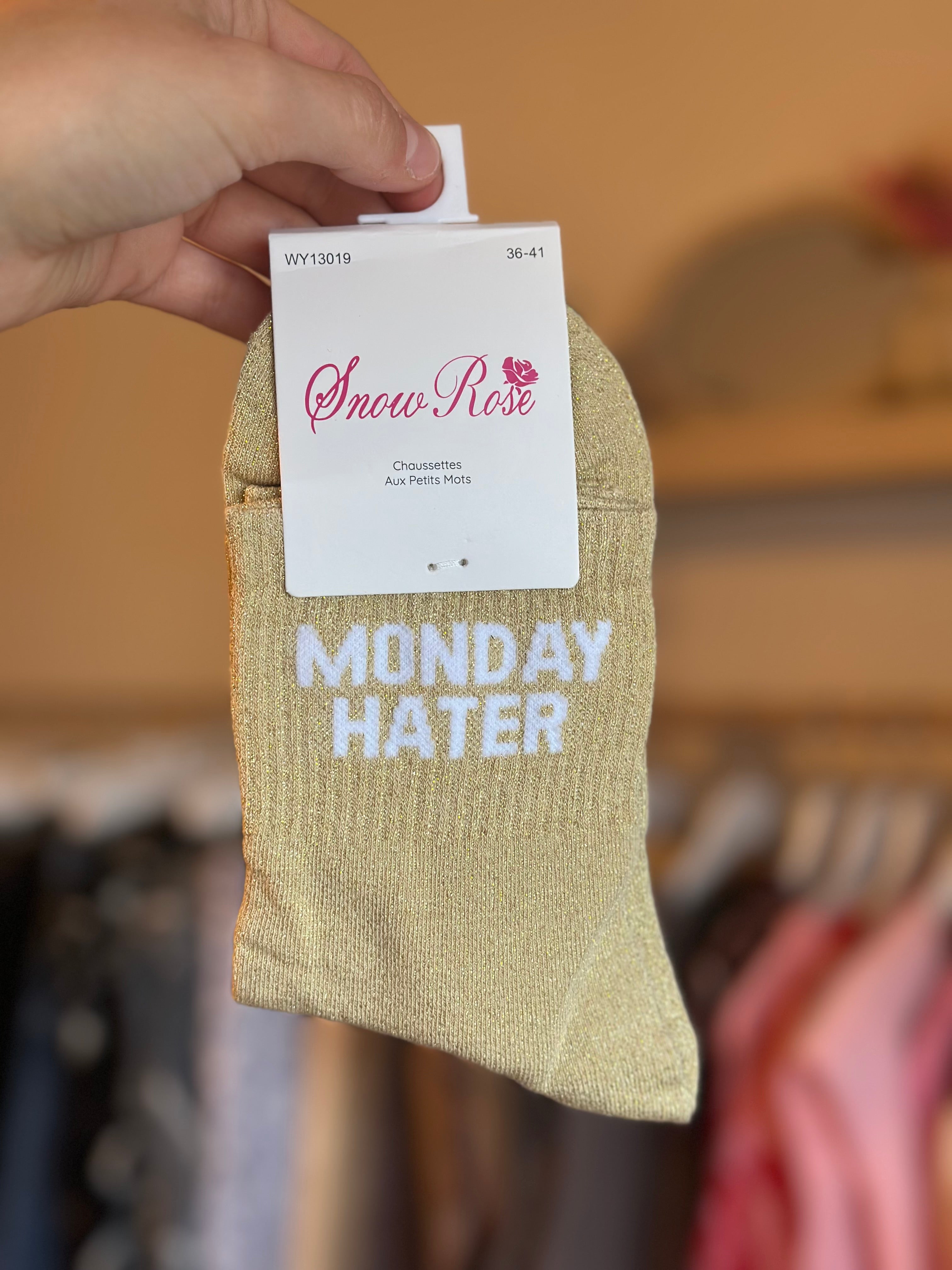 Chaussettes « Monday hater »