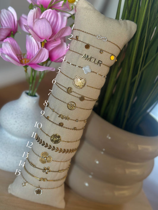 Bracelets dorés