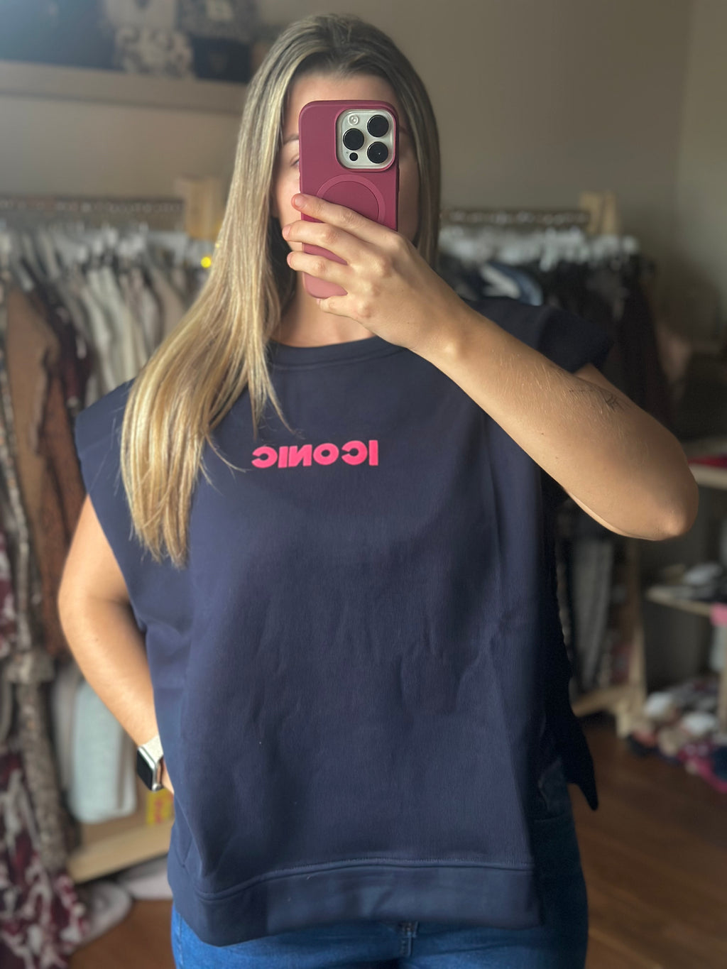 Sweat "ICONIC" sans manches