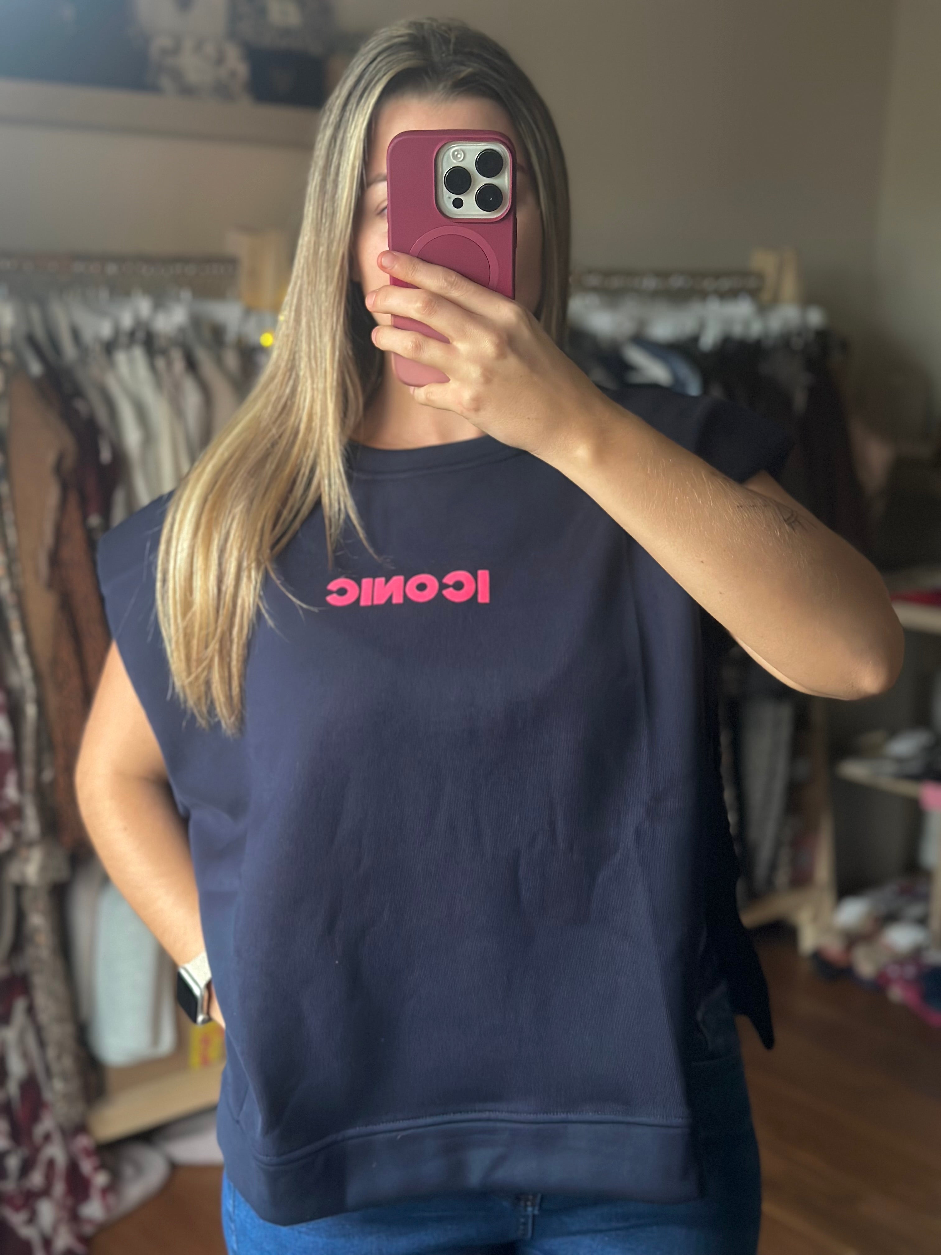 Sweat "ICONIC" sans manches