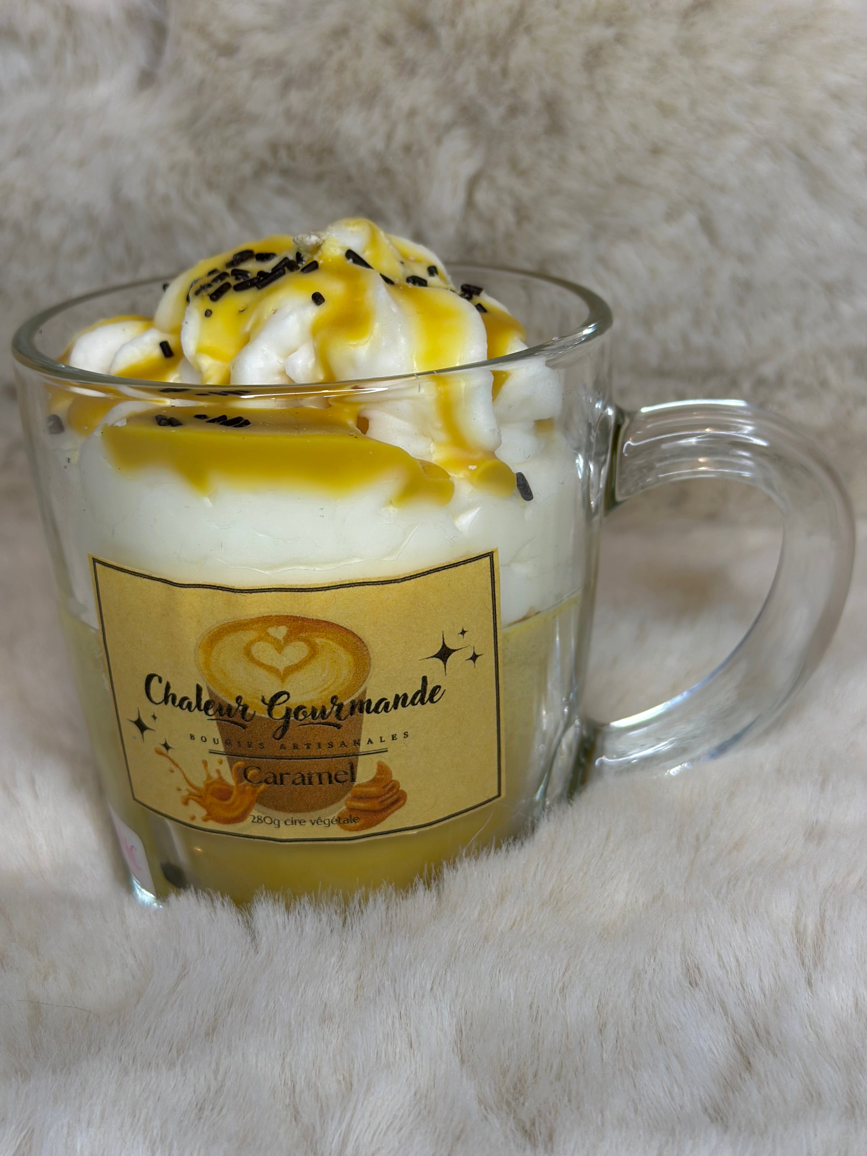 Bougie Tasse Caramel