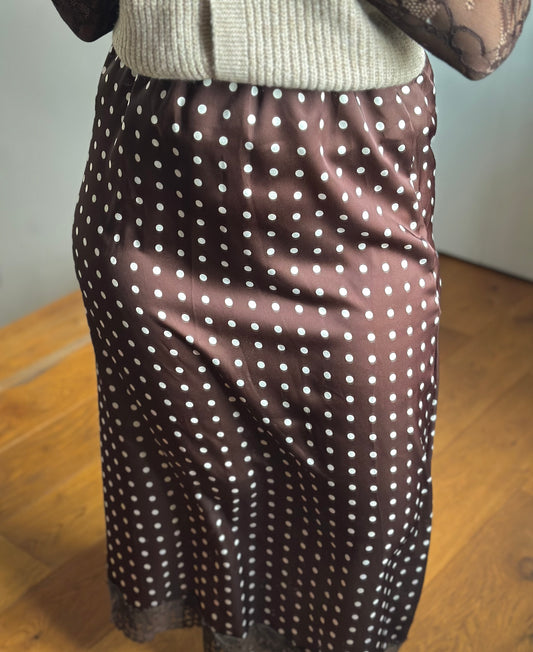 Jupe à pois