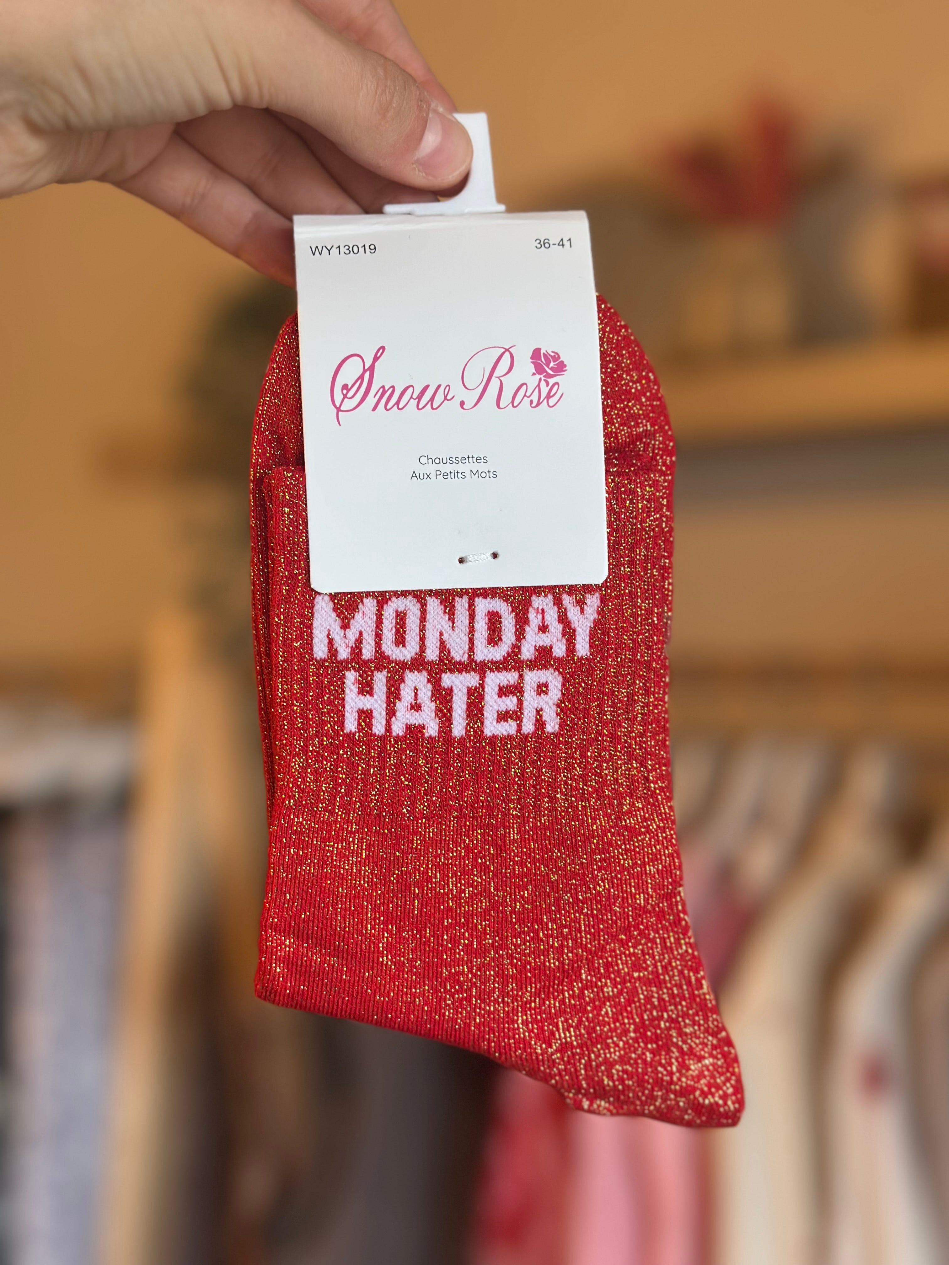 Chaussettes « Monday hater »