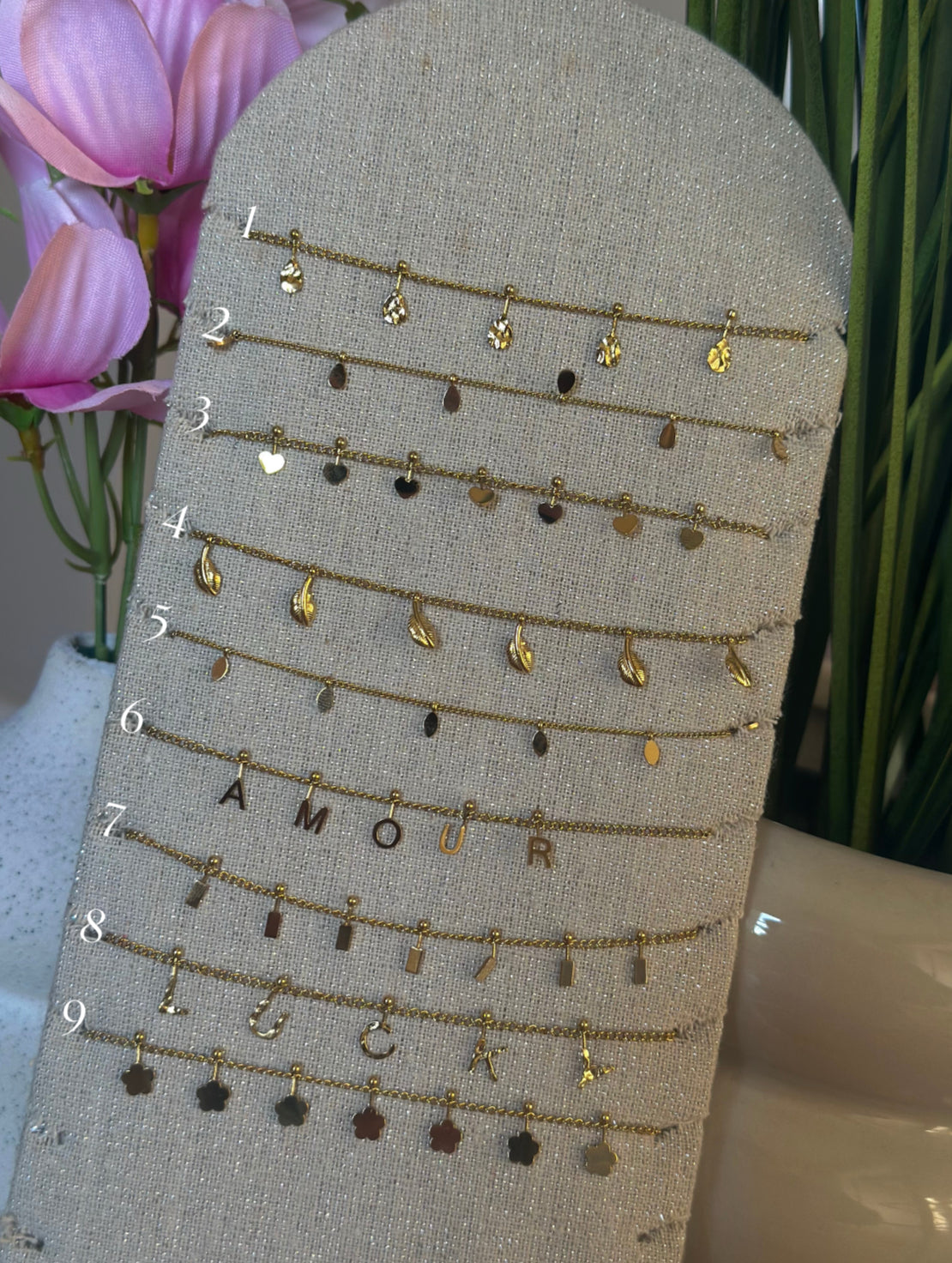 Bracelets dorés