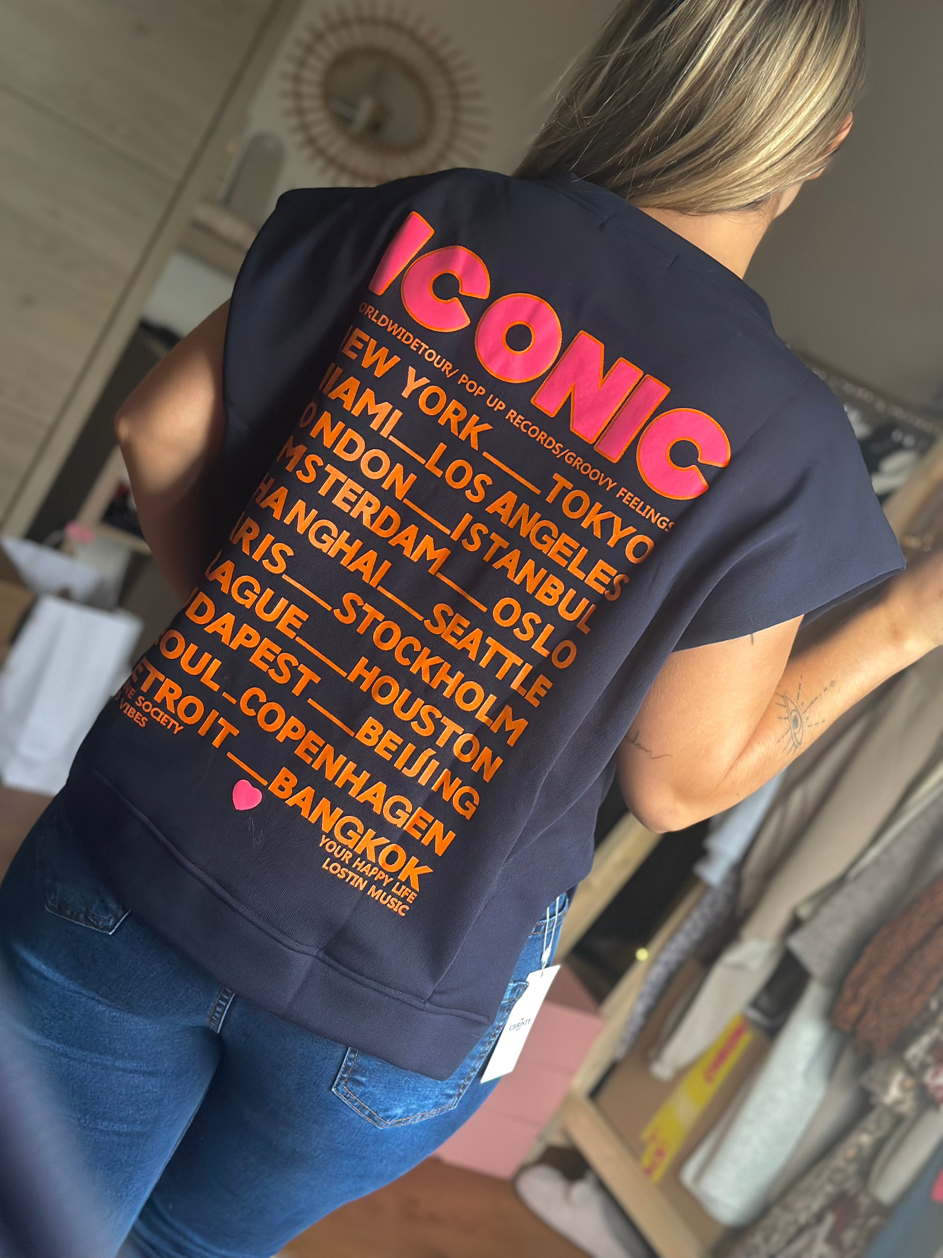 Sweat "ICONIC" sans manches