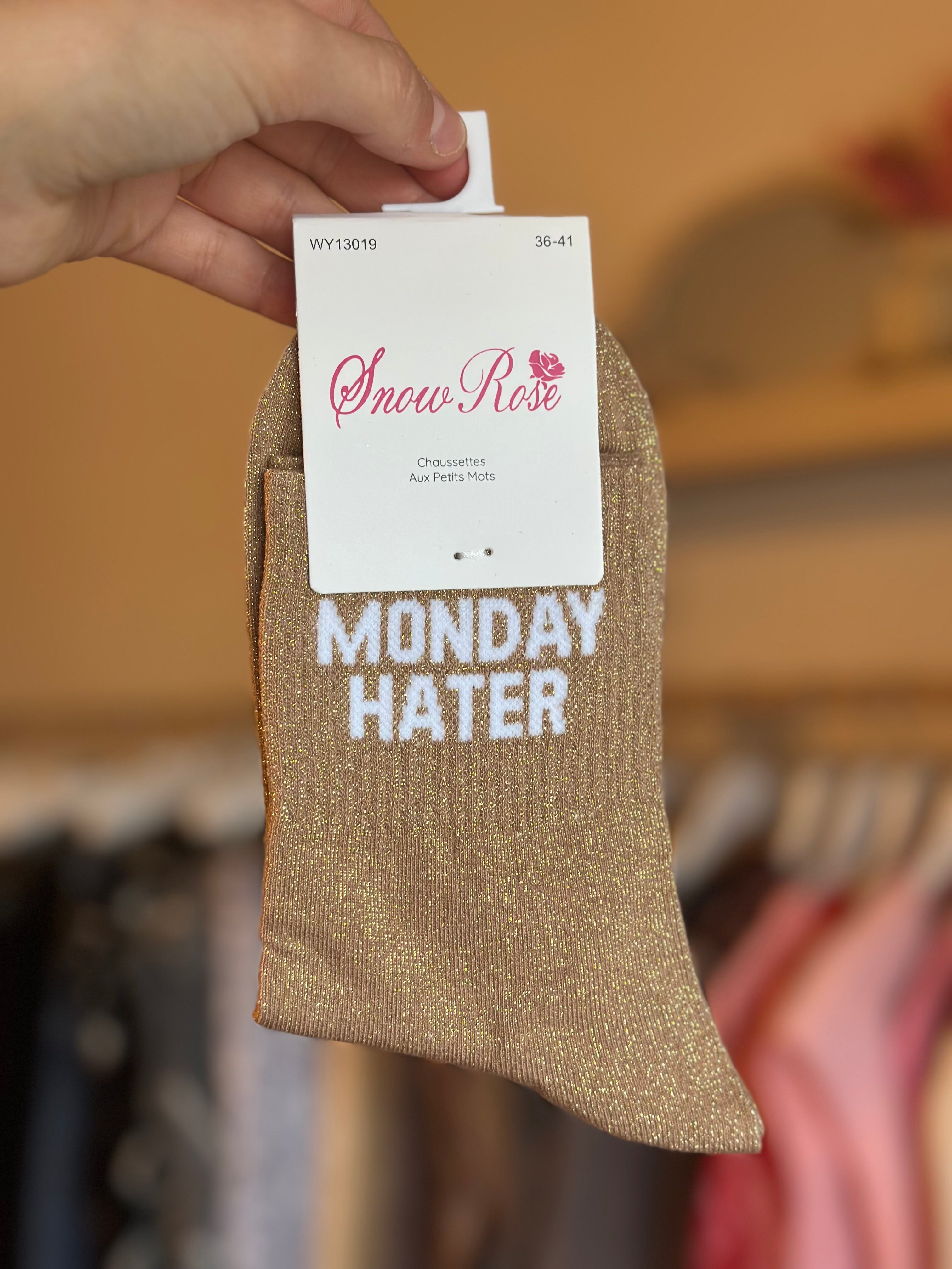 Chaussettes « Monday hater »