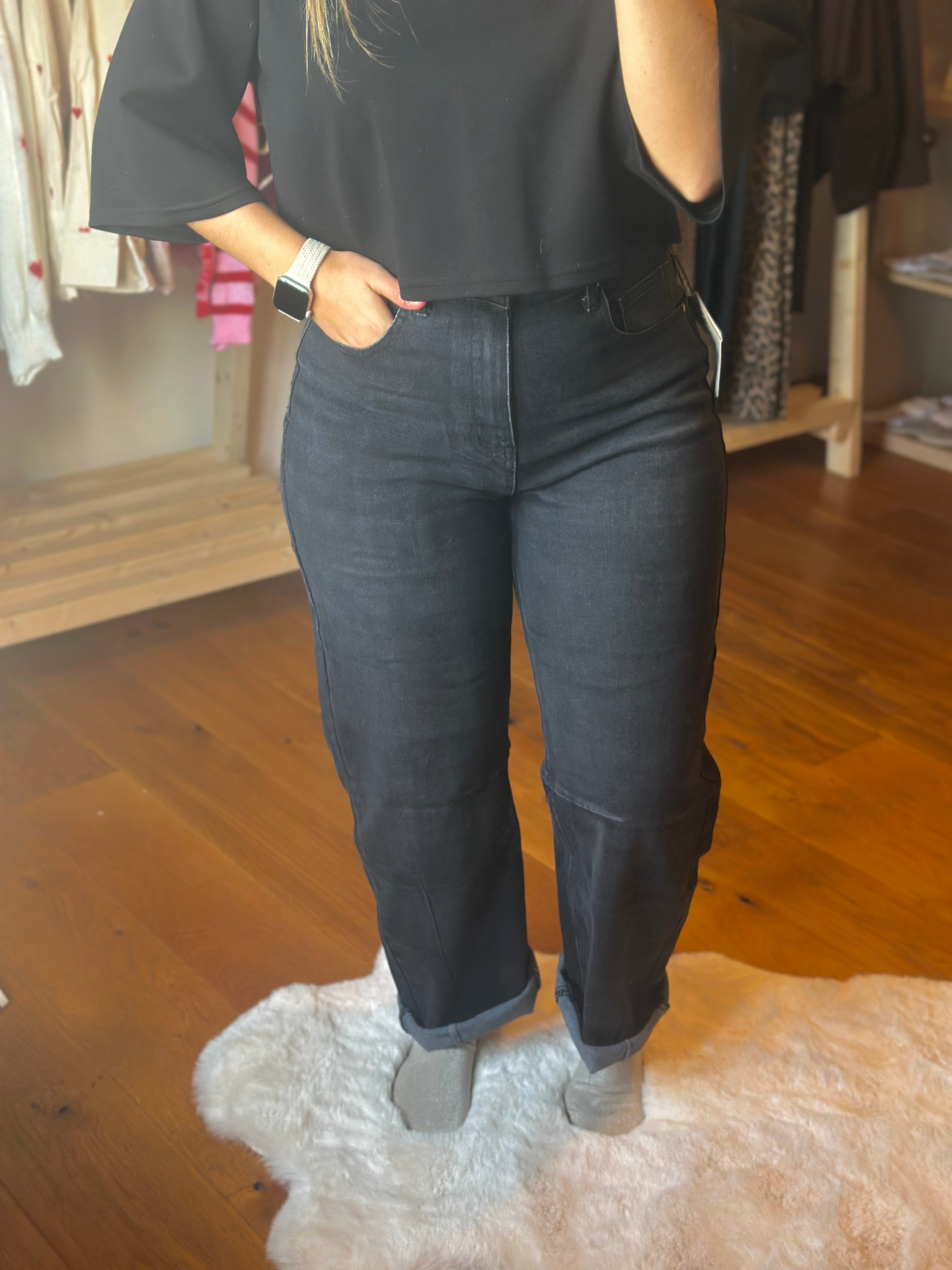 Jeans ballon noir