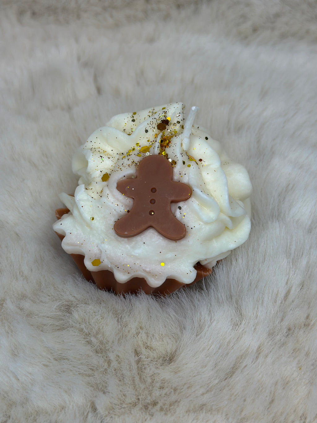 Bougie cupcake de Noël