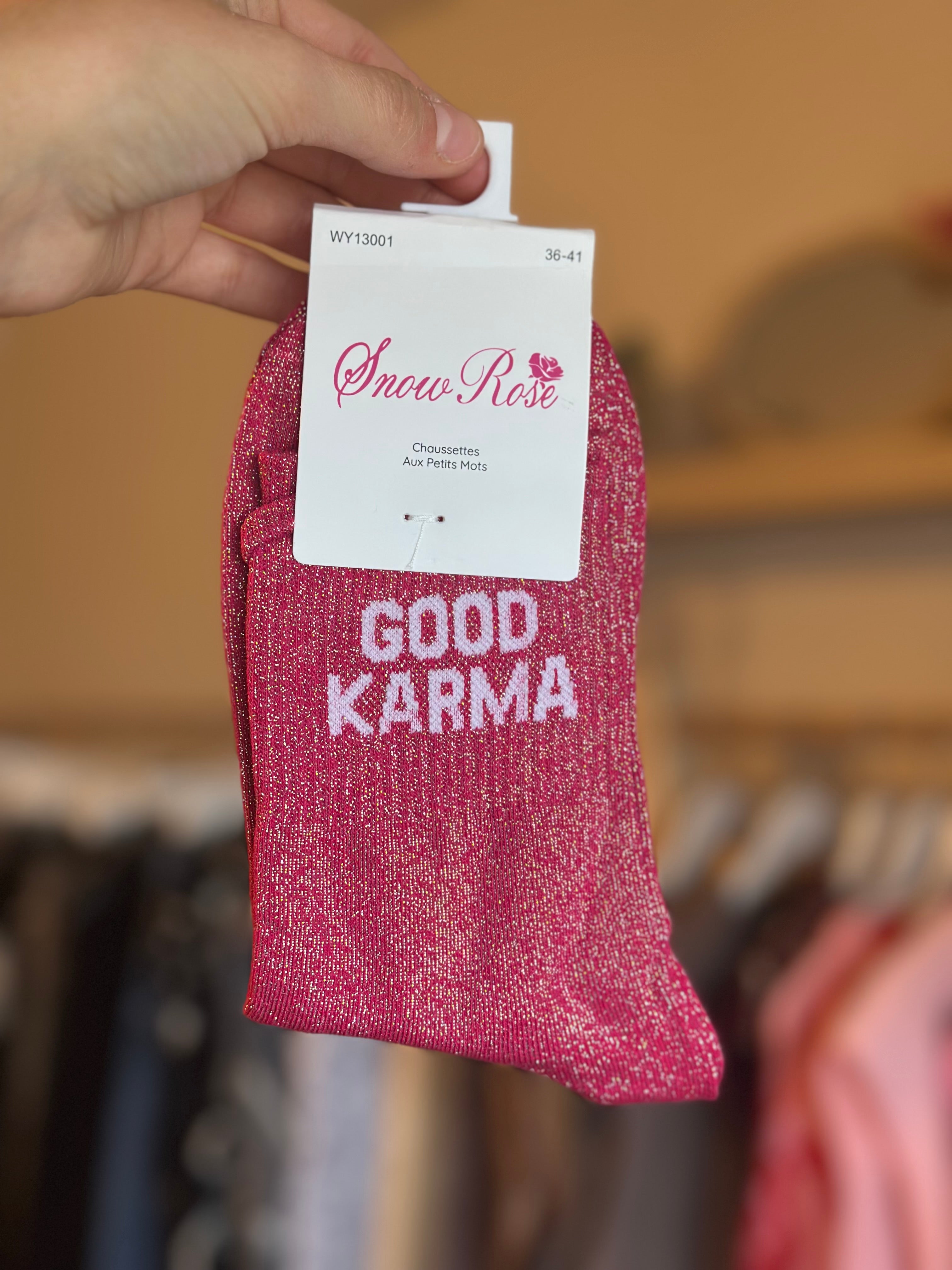 Chaussettes « Good karma »
