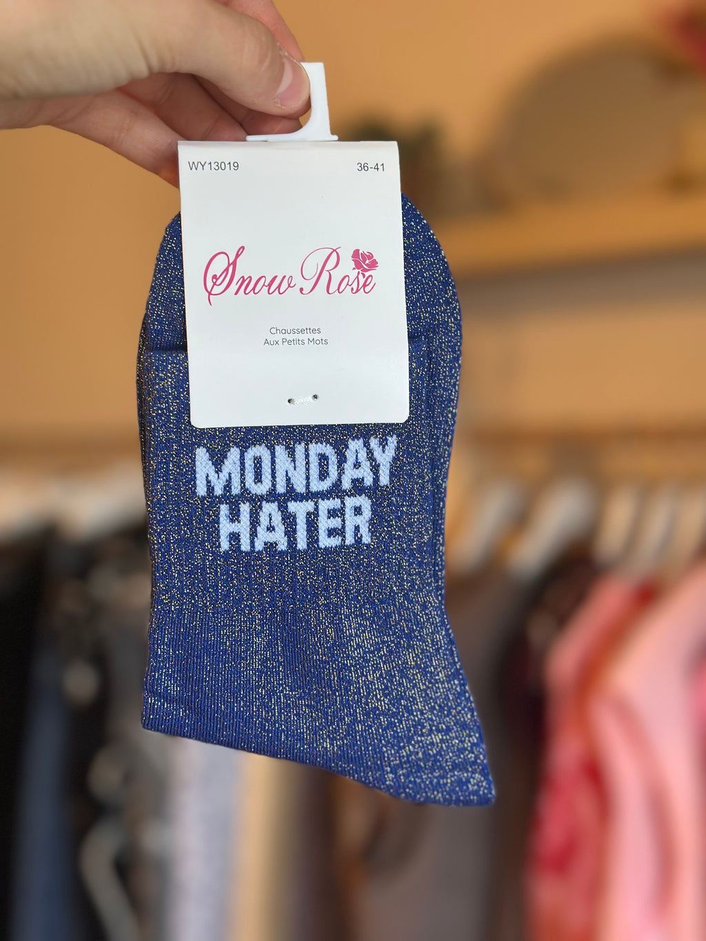 Chaussettes « Monday hater »