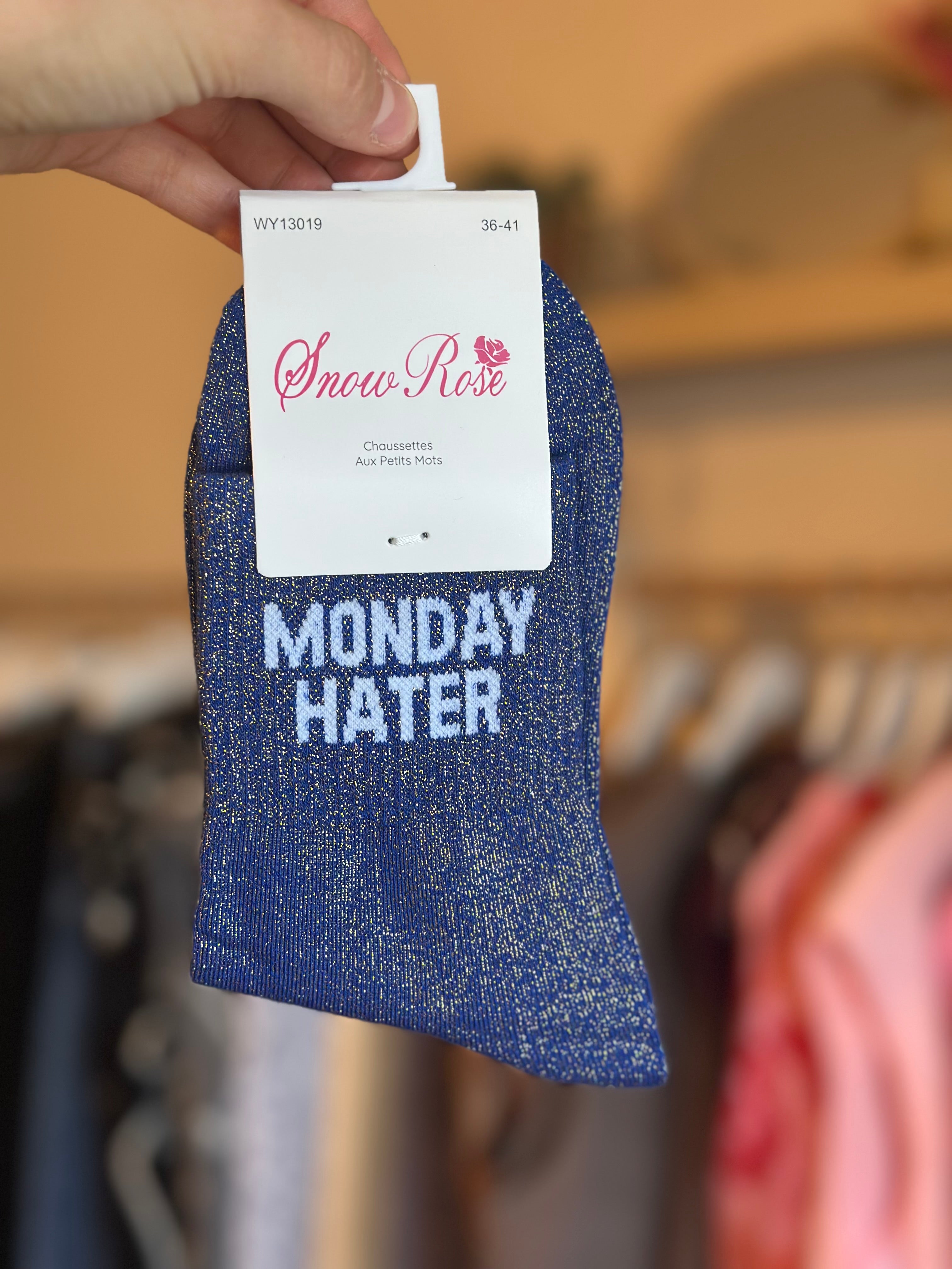 Chaussettes « Monday hater »