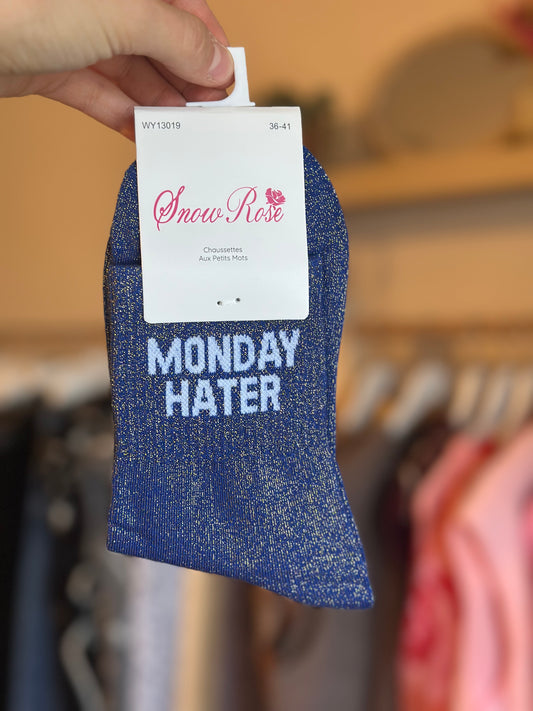 Chaussettes « Monday hater »