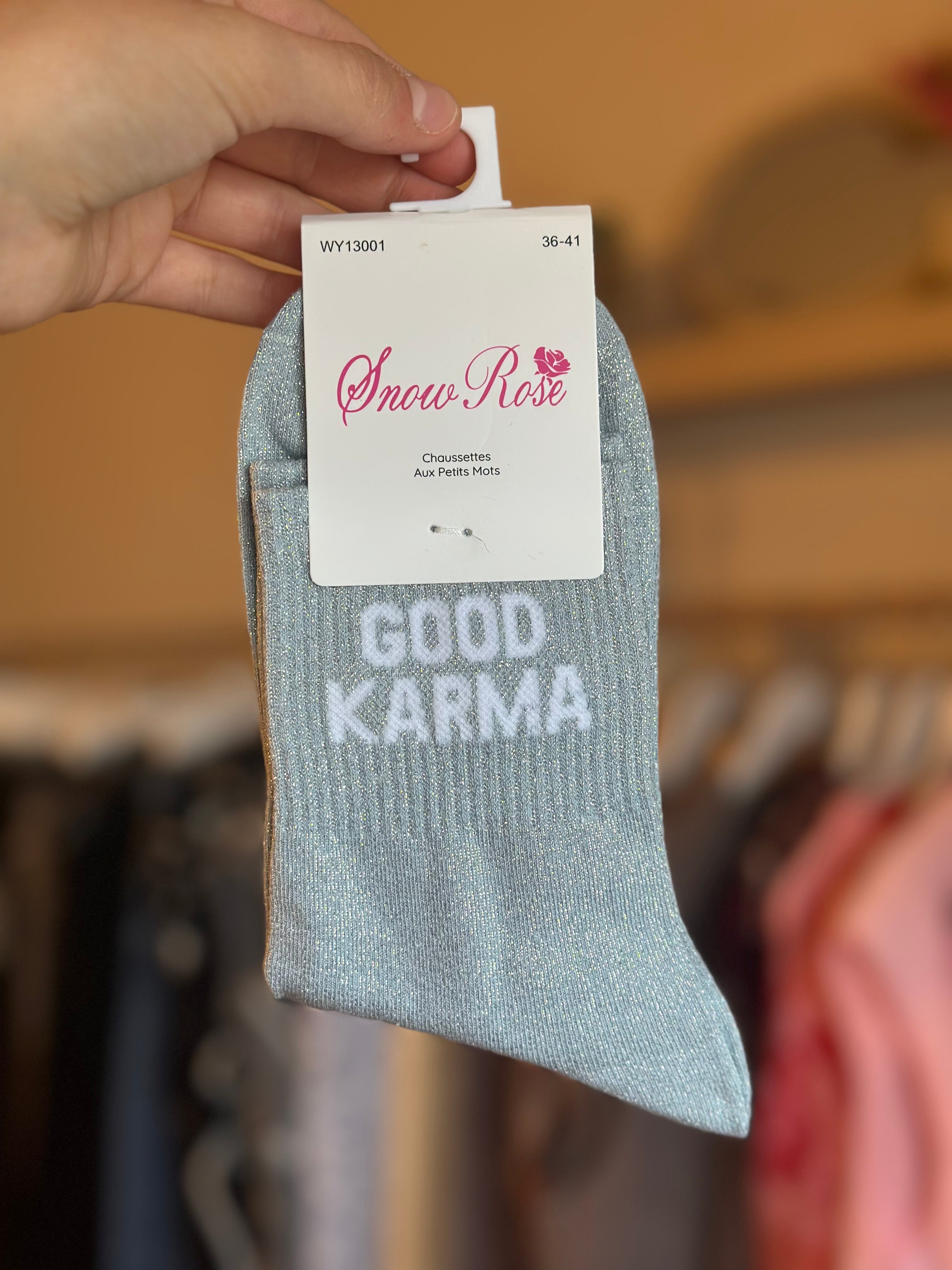 Chaussettes « Good karma »