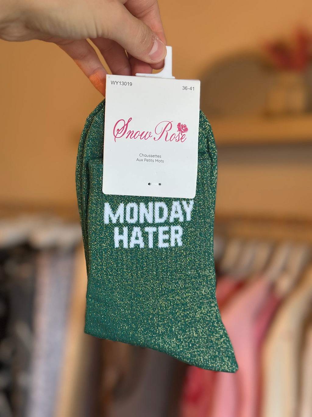 Chaussettes « Monday hater »