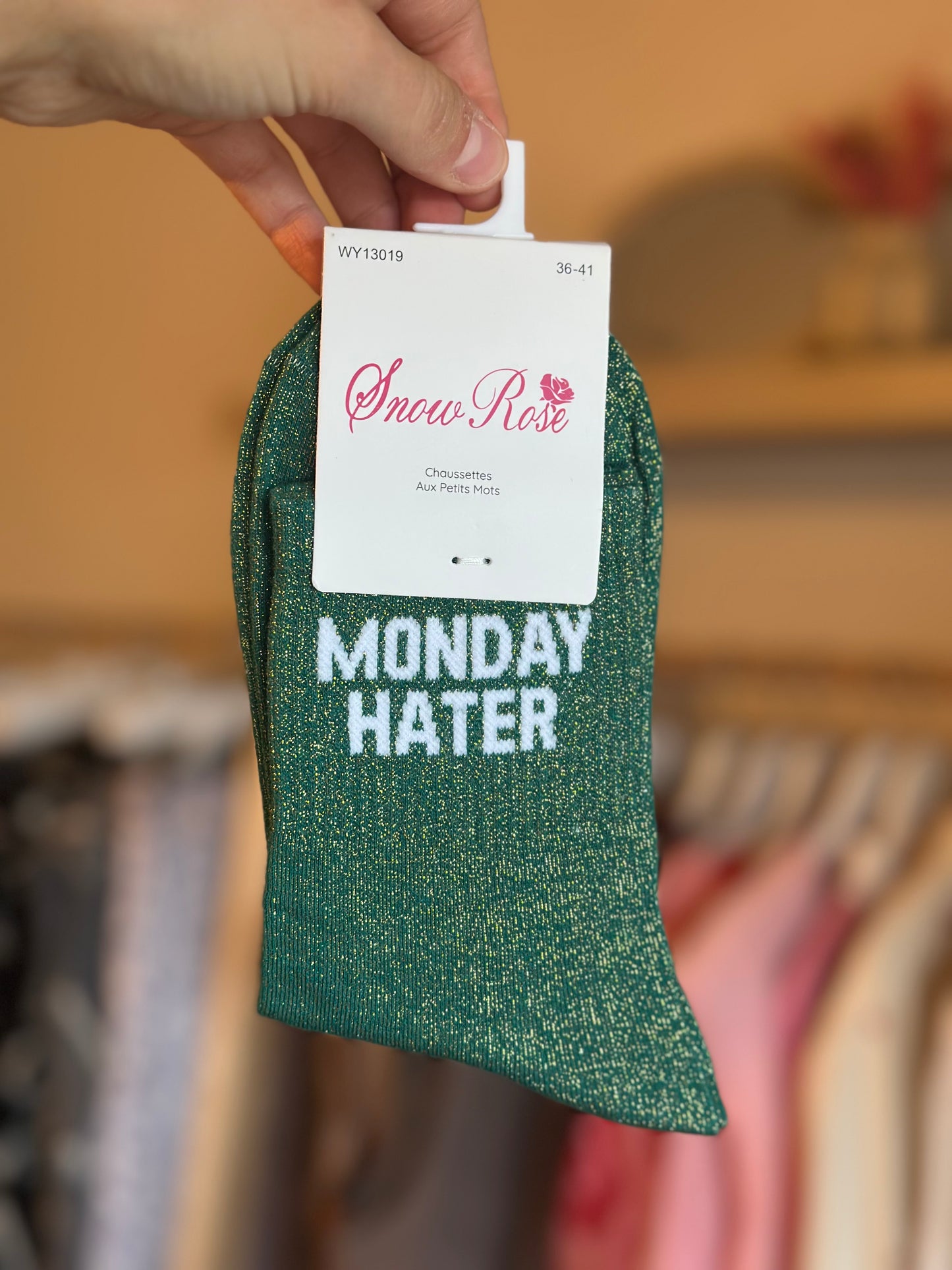 Chaussettes « Monday hater »