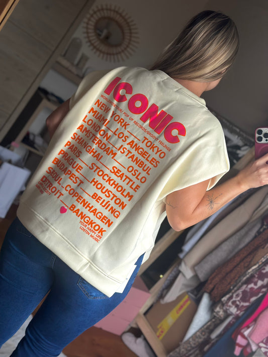 Sweat "ICONIC" sans manches