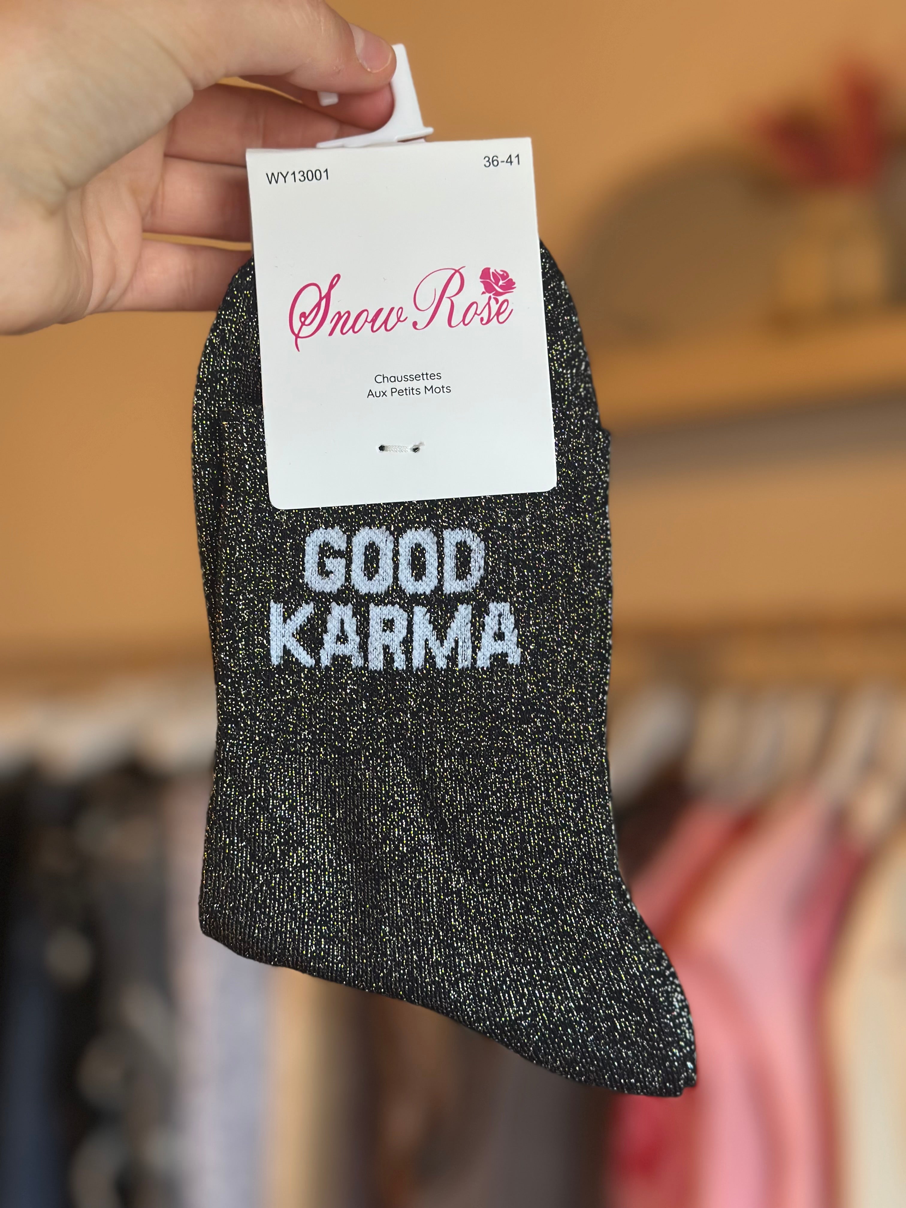 Chaussettes « Good karma »