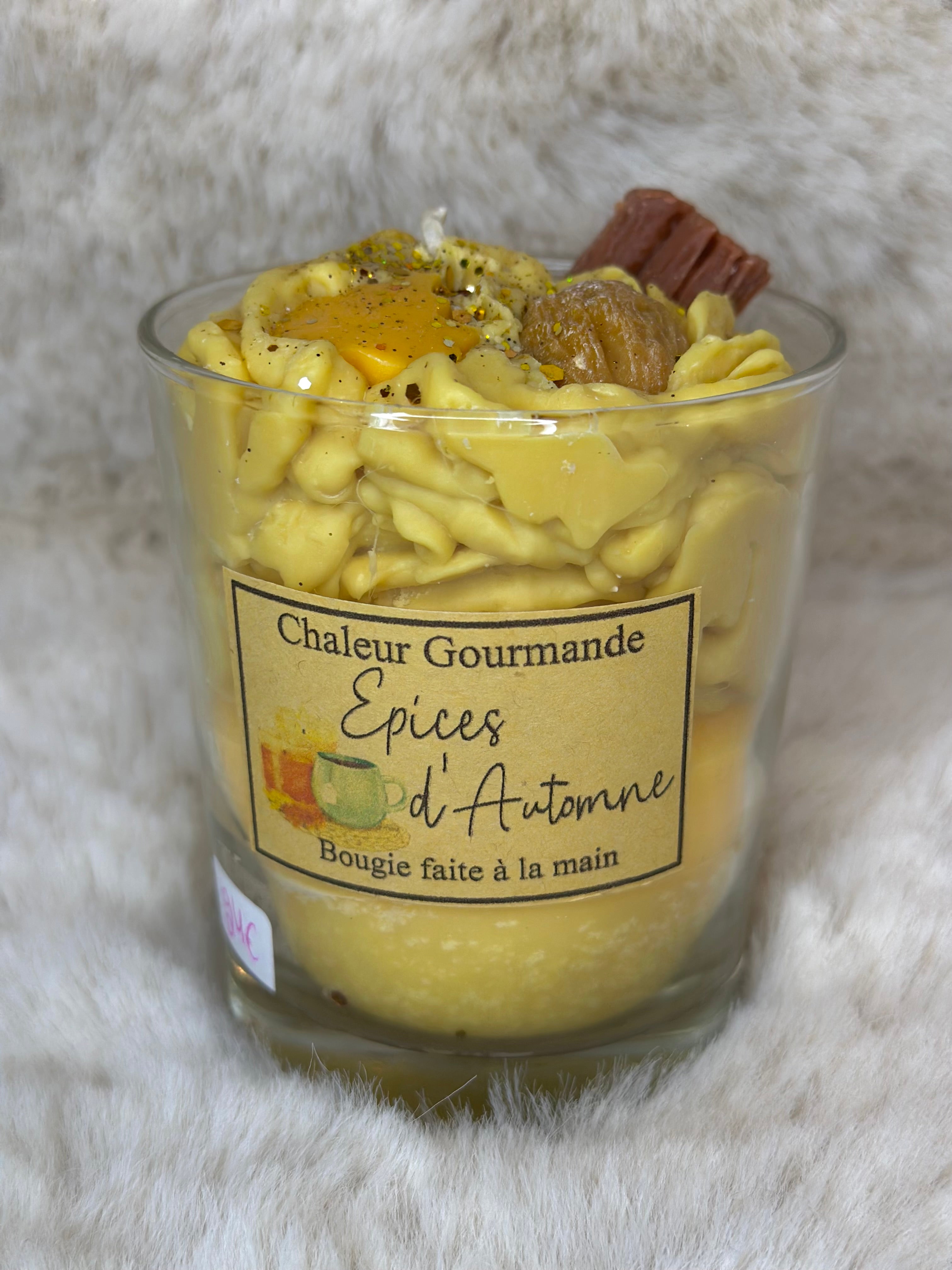 Bougie d'Automne ambiance relaxante